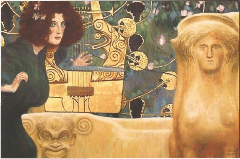 Music II, 1898, 200×150 cm by Gustav Klimt: History, Analysis & Facts