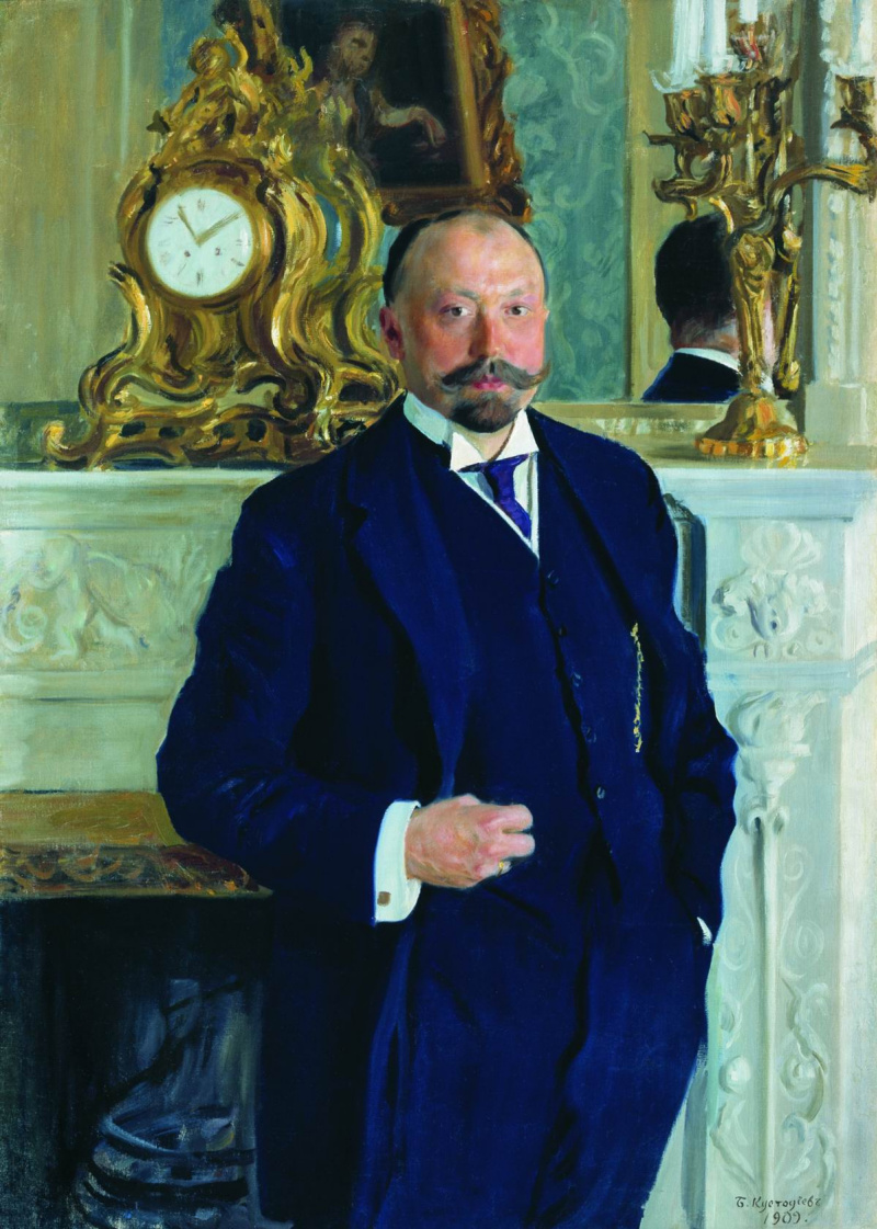 Борис Михайлович Кустодиев портрет
