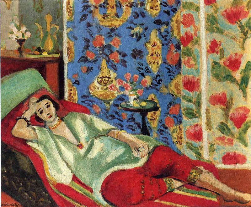 Odalisque 1921 Postkarte Henri Matisse 