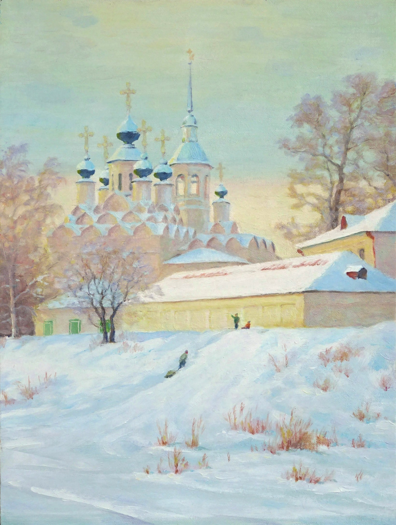 Картина церковь вознесения