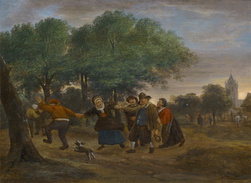 Ян Стен - Гуляки (Пьяницы), 1650, 35 × 26 см: Описание произведения Артхив