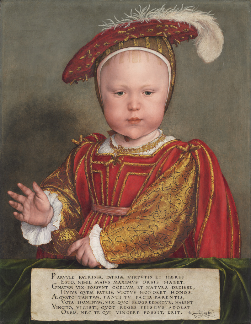 Портрет Эдуарда vi в детстве, 1538.