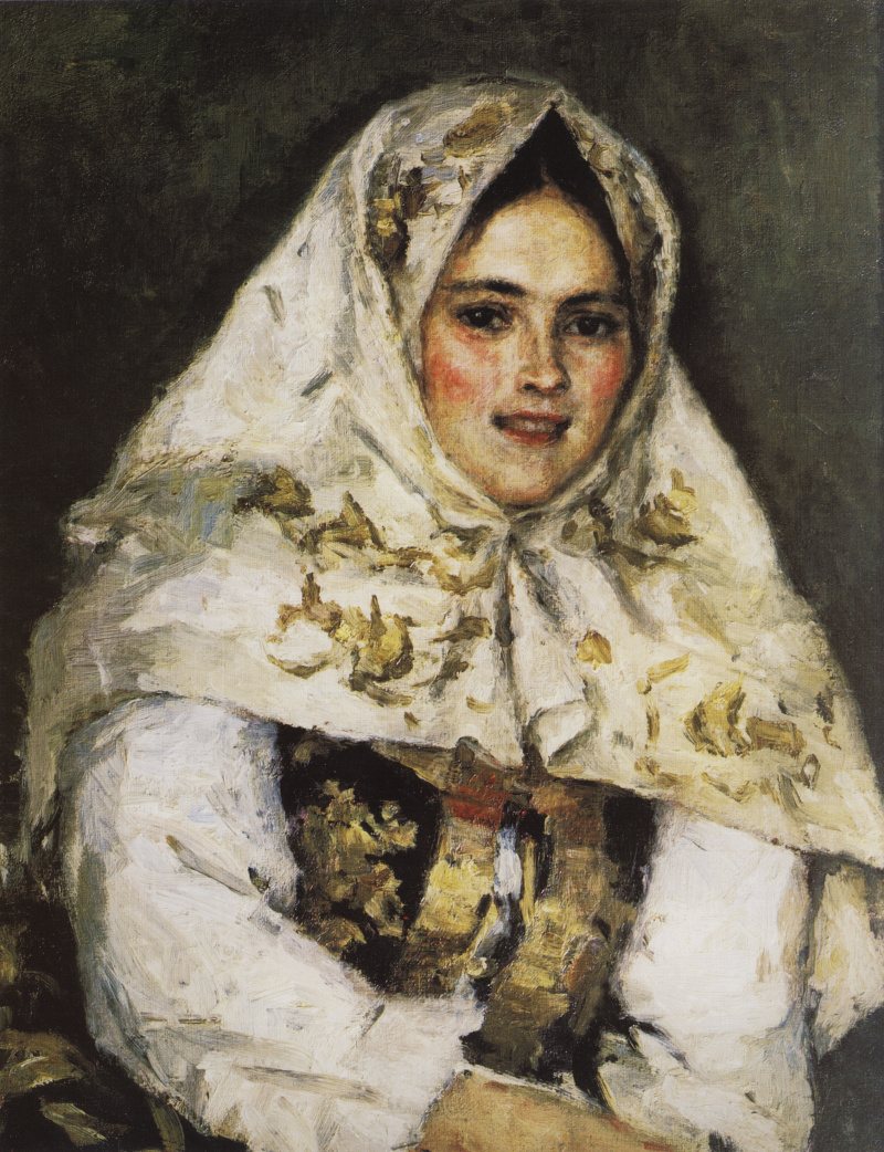 Сибирская красавица (портрет е. а. Рачковской) Суриков