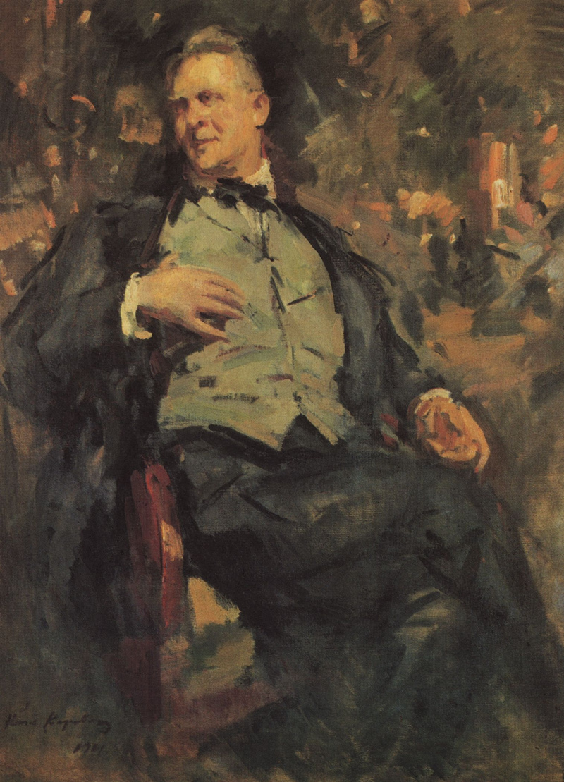 К. Коровин. Портрет ф.и. Шаляпина. 1911