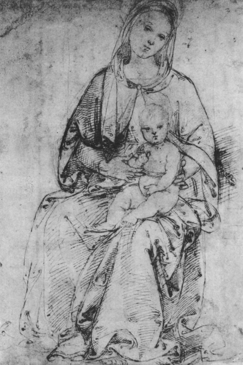 Рафаэль Санти Мадонна с младенцем