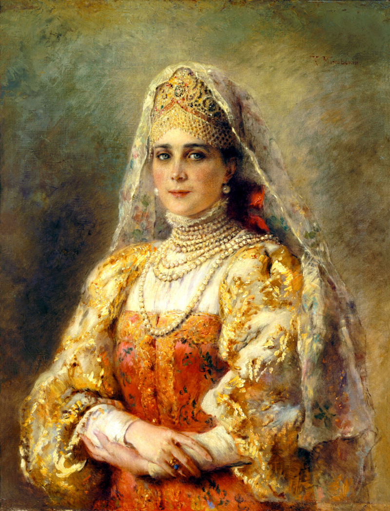 Княгиня Юсупова портрет Маковского