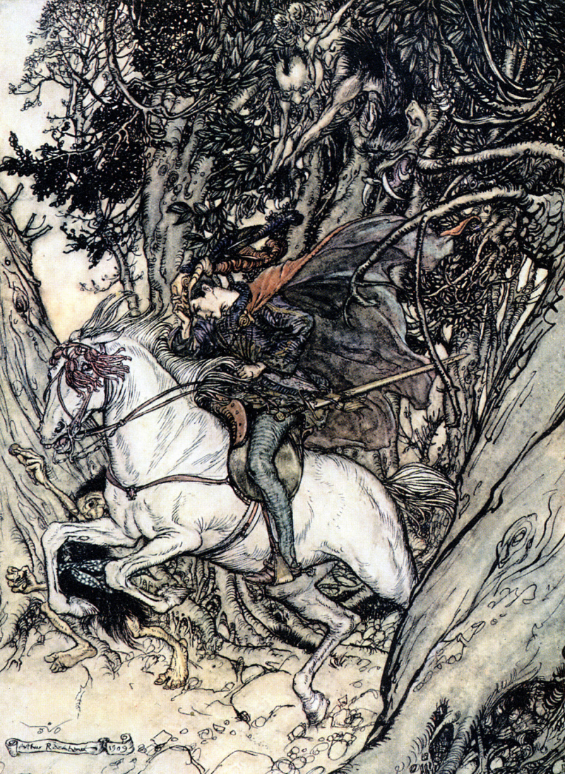 Arthur rackham картины