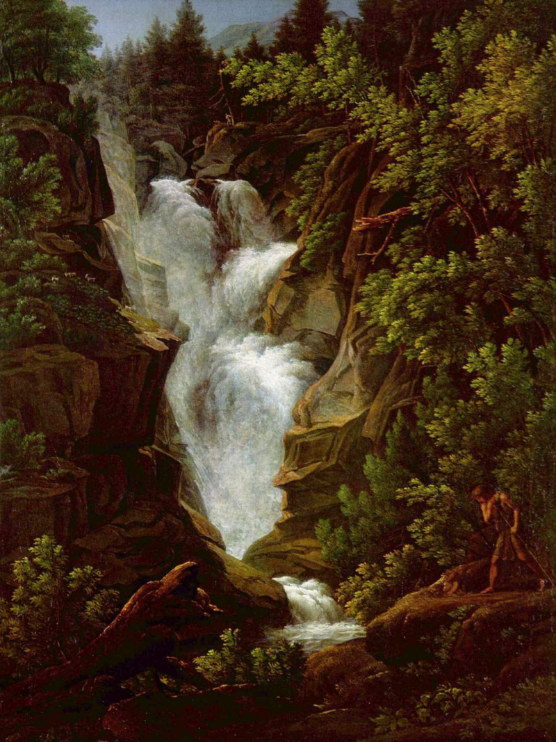 Йозеф Антон Кох горный пейзаж 1796