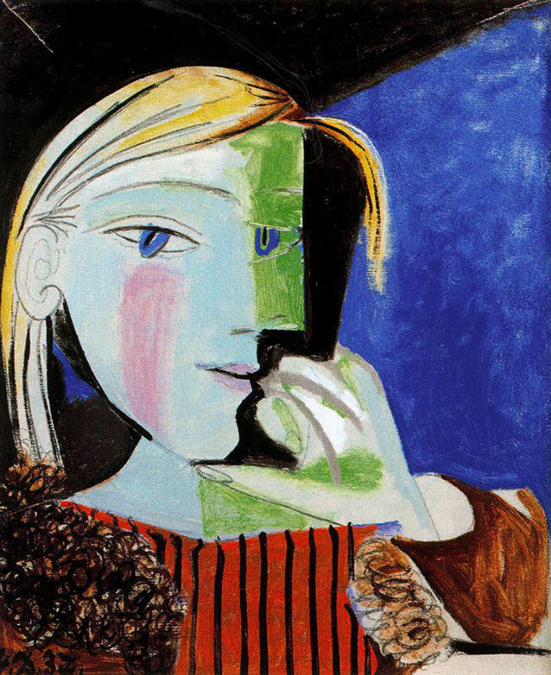 Pablo Picasso Portrait Of Marie-Therese Walter, 1937: Description of ...