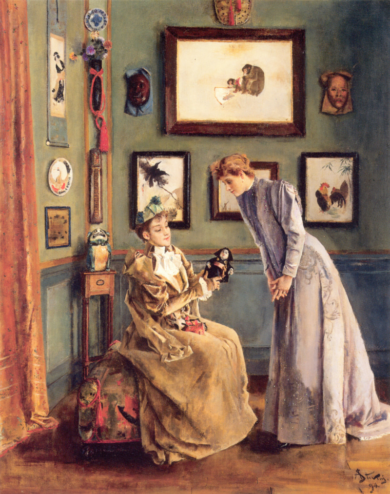 Alfred stevens картины