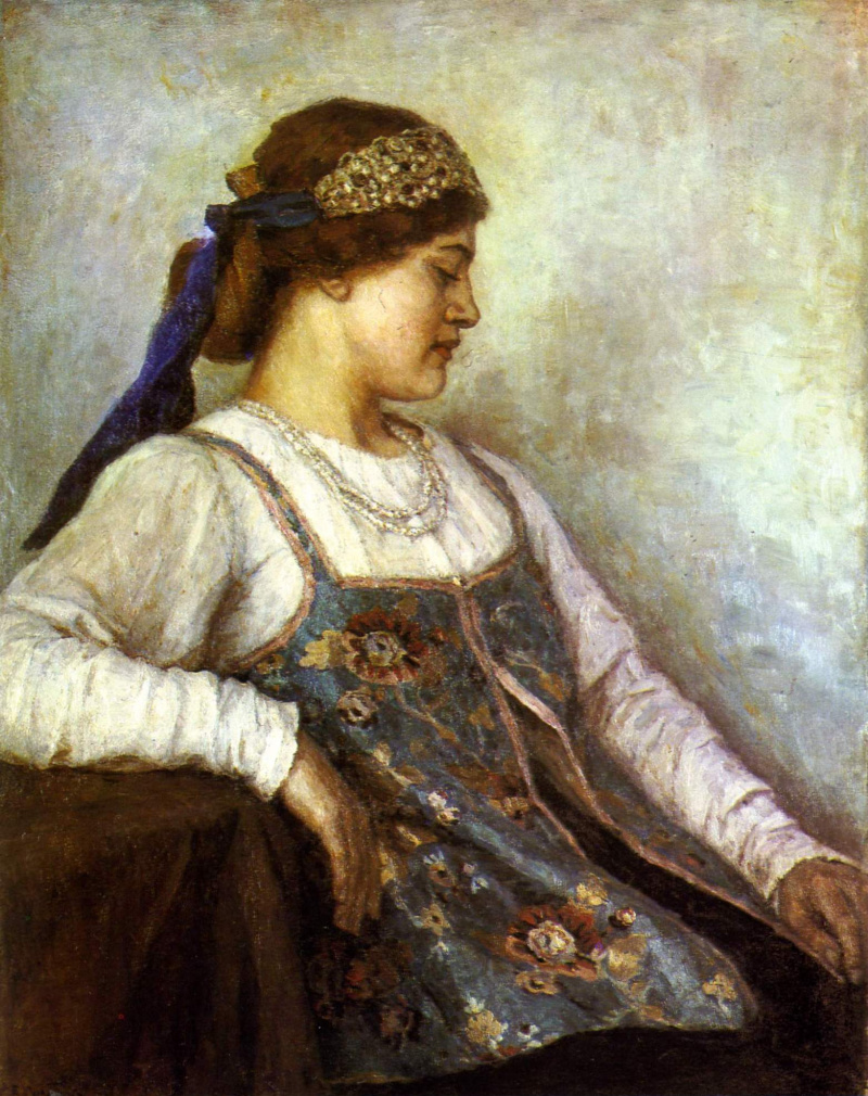 Суриков портрет Матвеевой