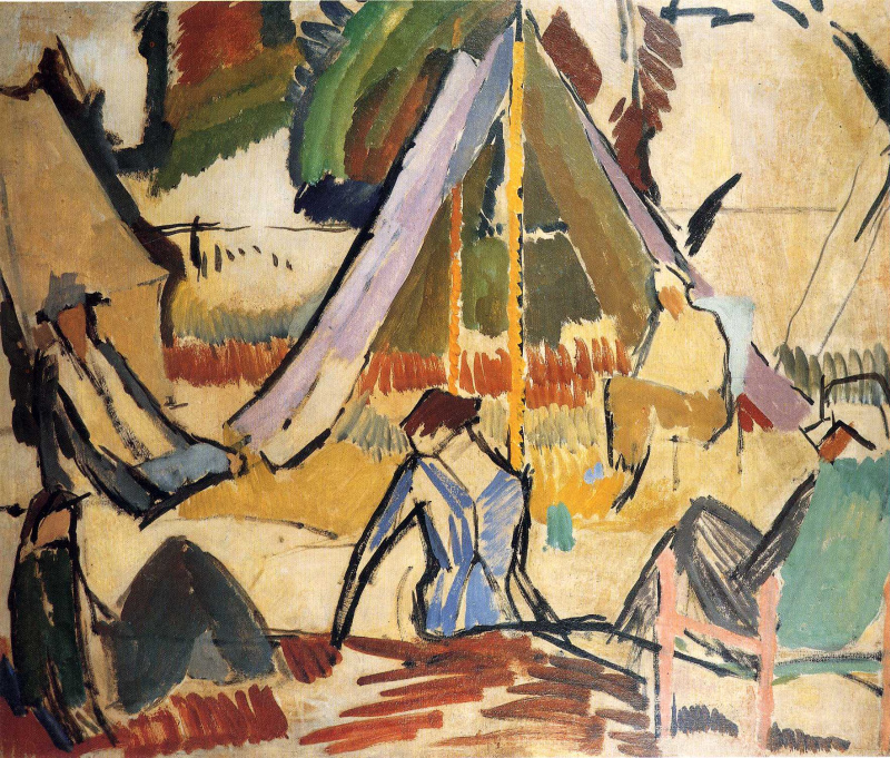 Summer camp by Vanessa Bell: History, Analysis & Facts | Arthive