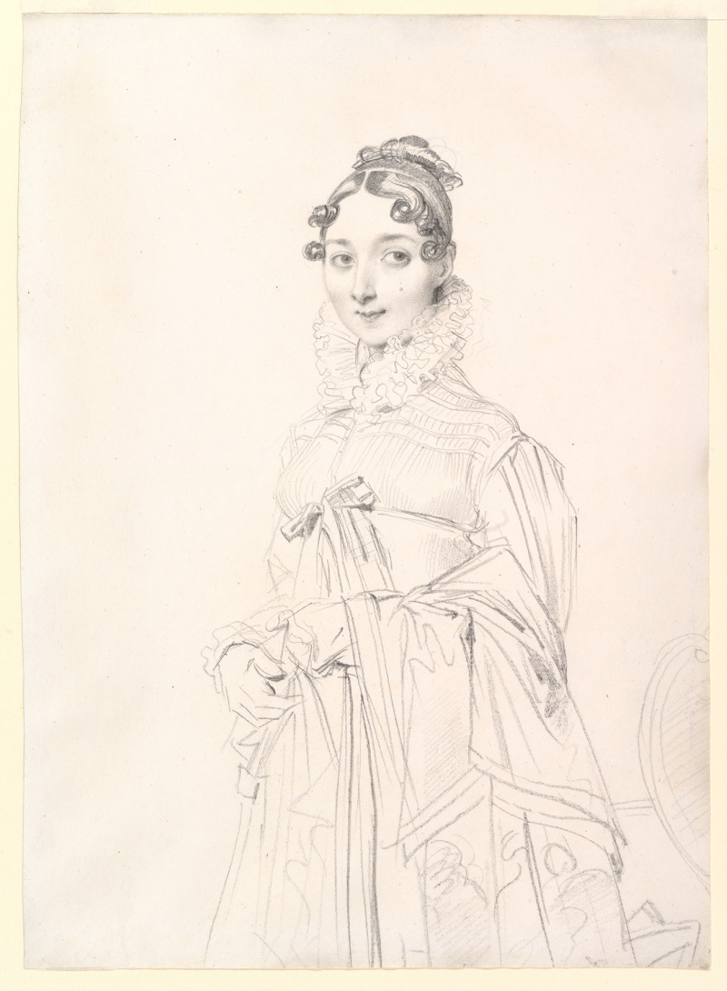 Жан Огюст Доминик Энгр портрет графини Луизы д'оссонвиль