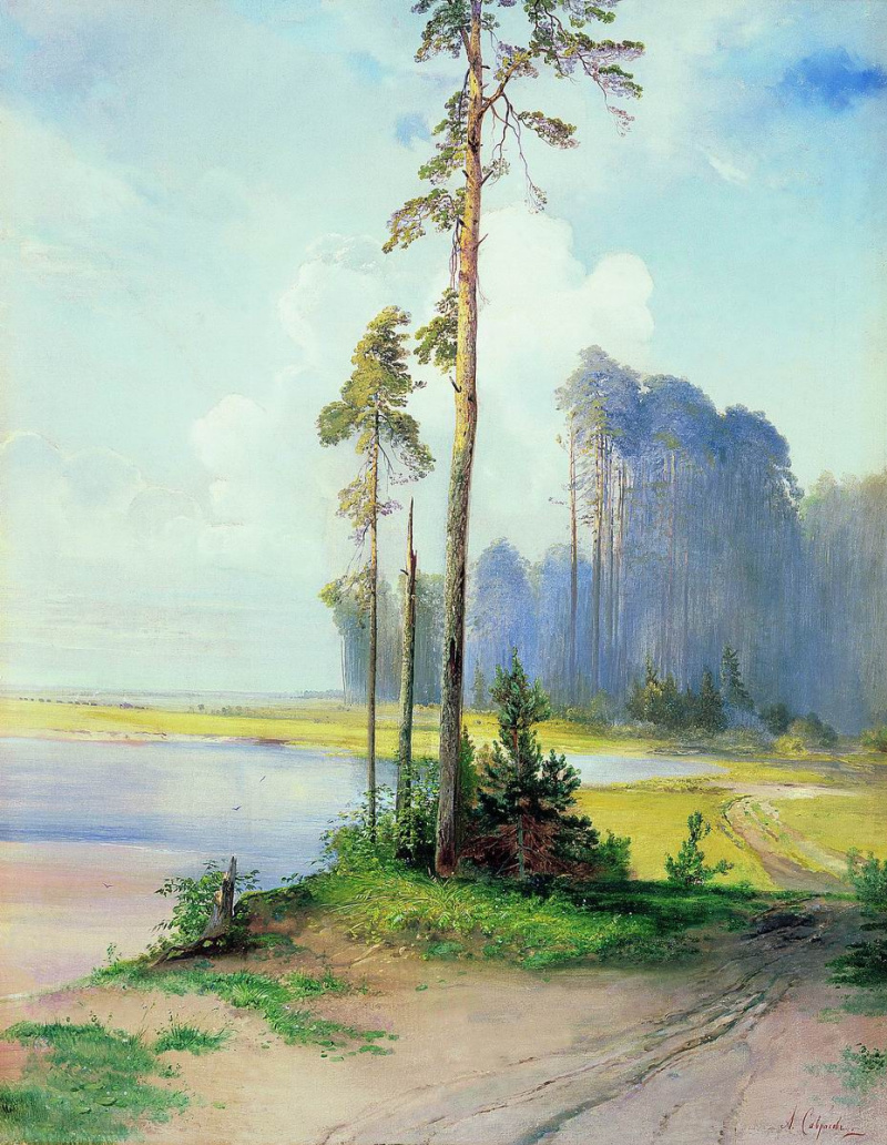 Саврасов дубы 1855
