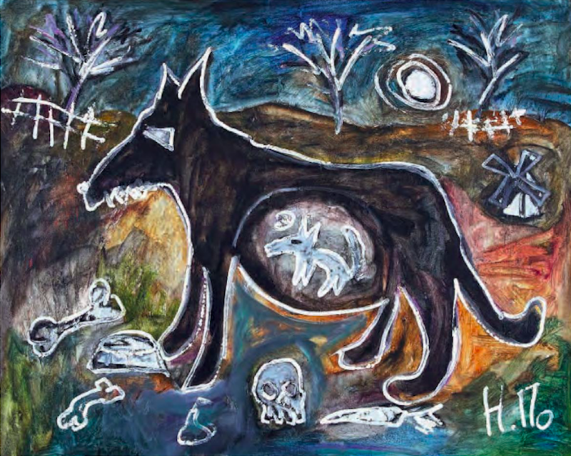 Никита Поздняков - Волчица, 2013, 100 × 80 см: Описание произведения Артхив