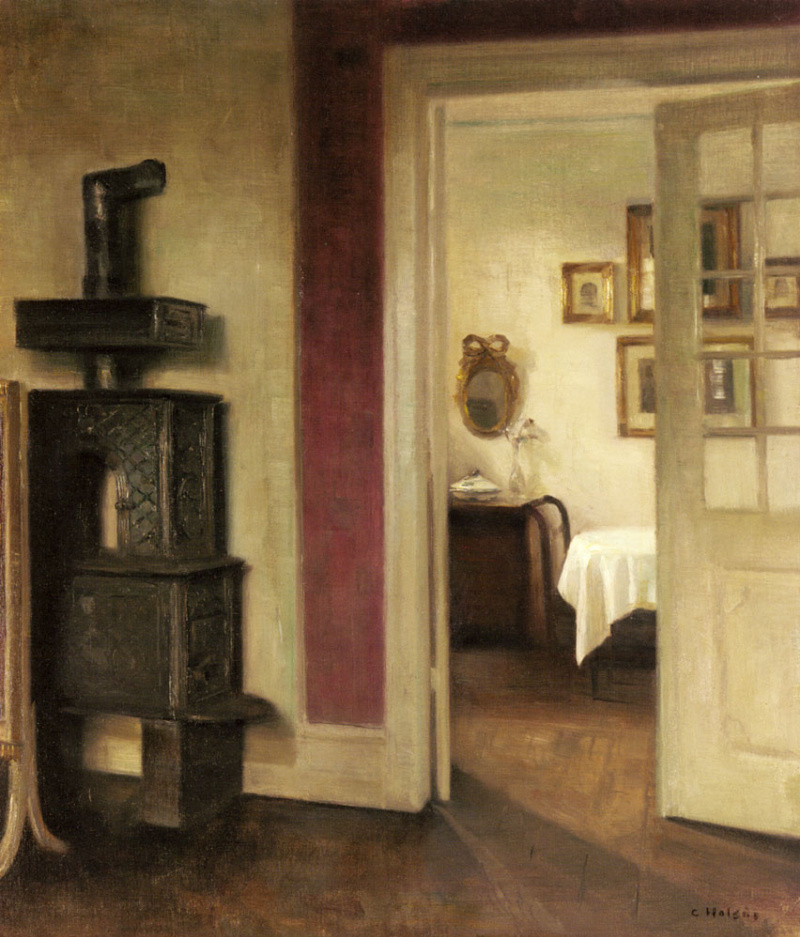 Carl vilhelm holsoe картины