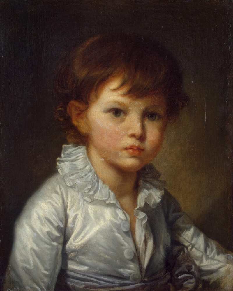 Грёз ж-б. Портрет графа Строганова в детстве.