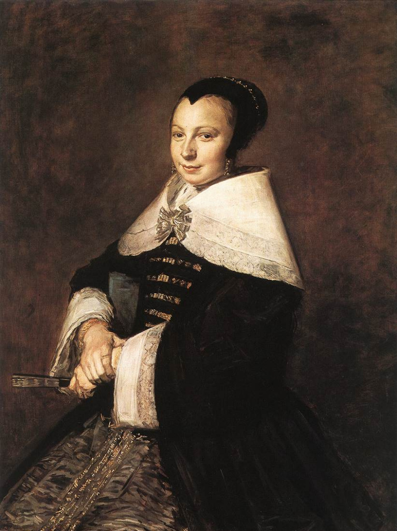 Франс Хальс женский портрет