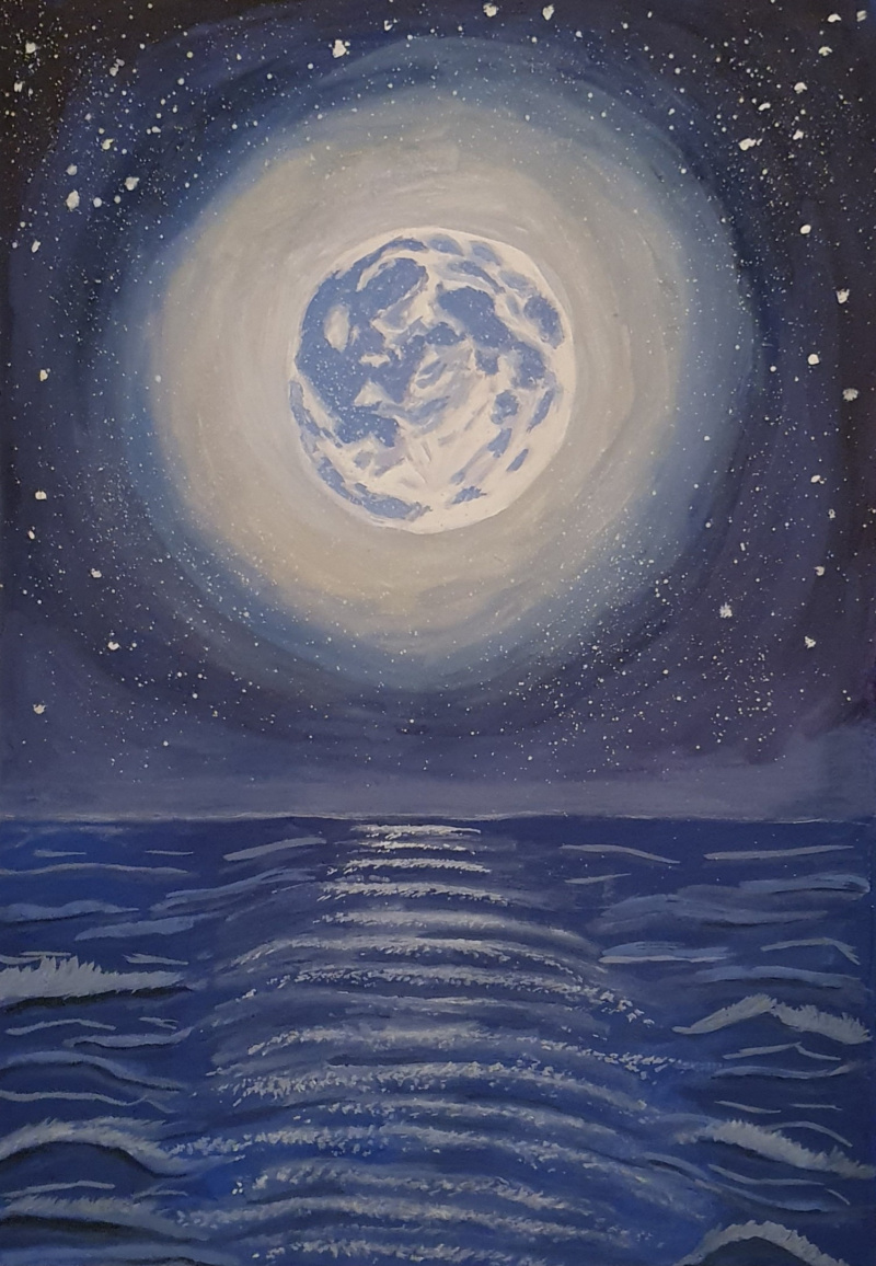 Лунная Соната рисунок