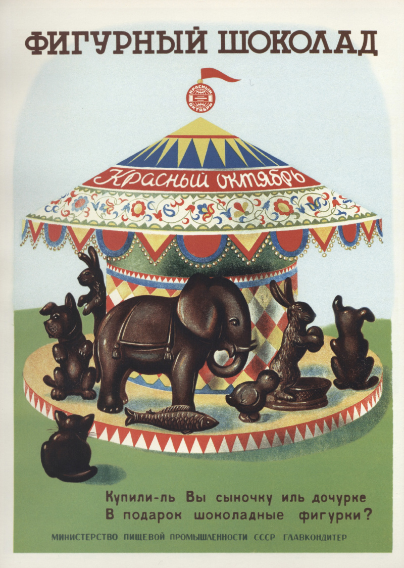 Советские плакаты конфеты