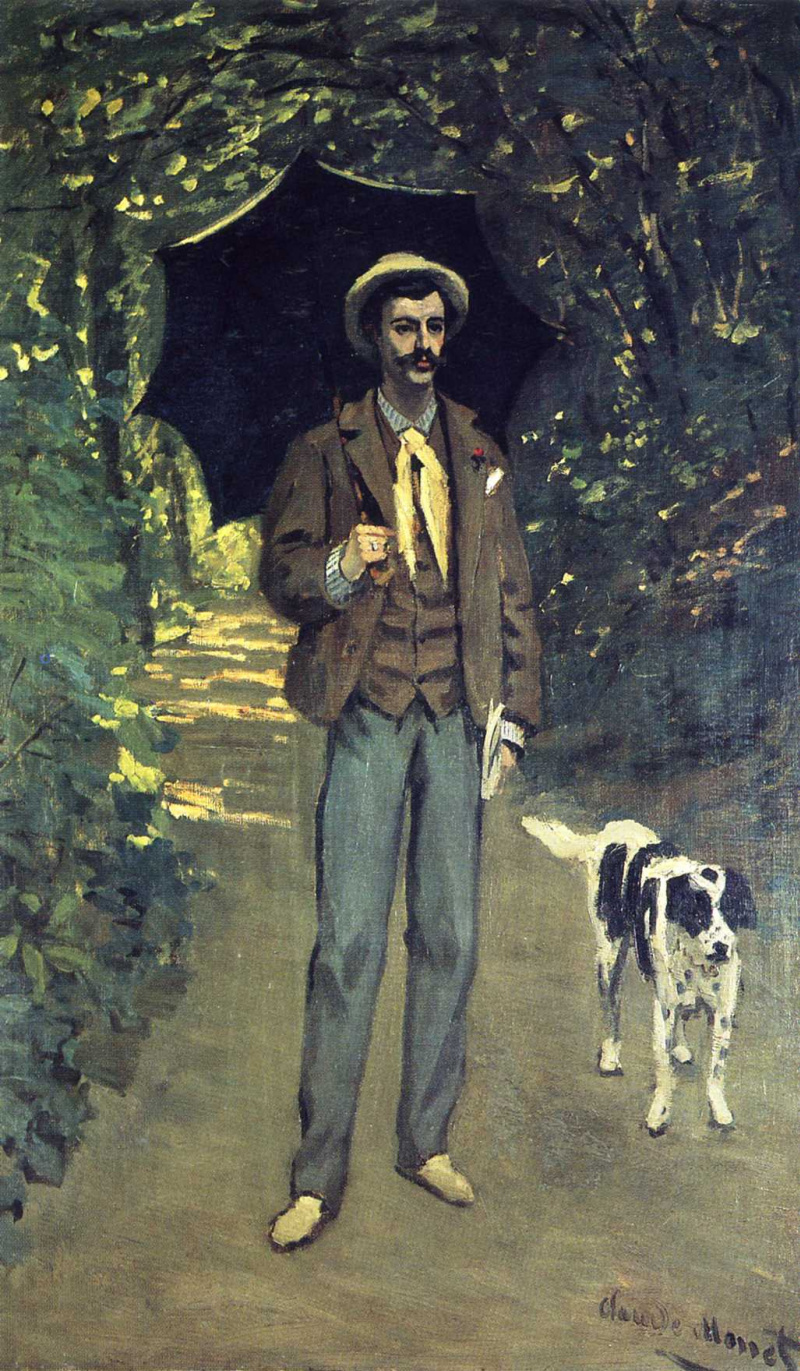 Виктор Жакемон с зонтом. 1865г