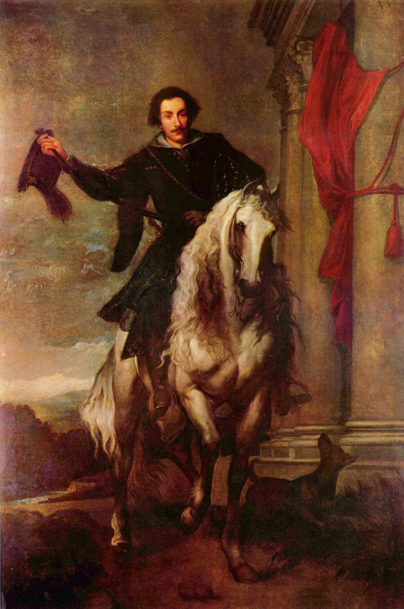 Ван Дейк конный портрет Бриньоле Сале