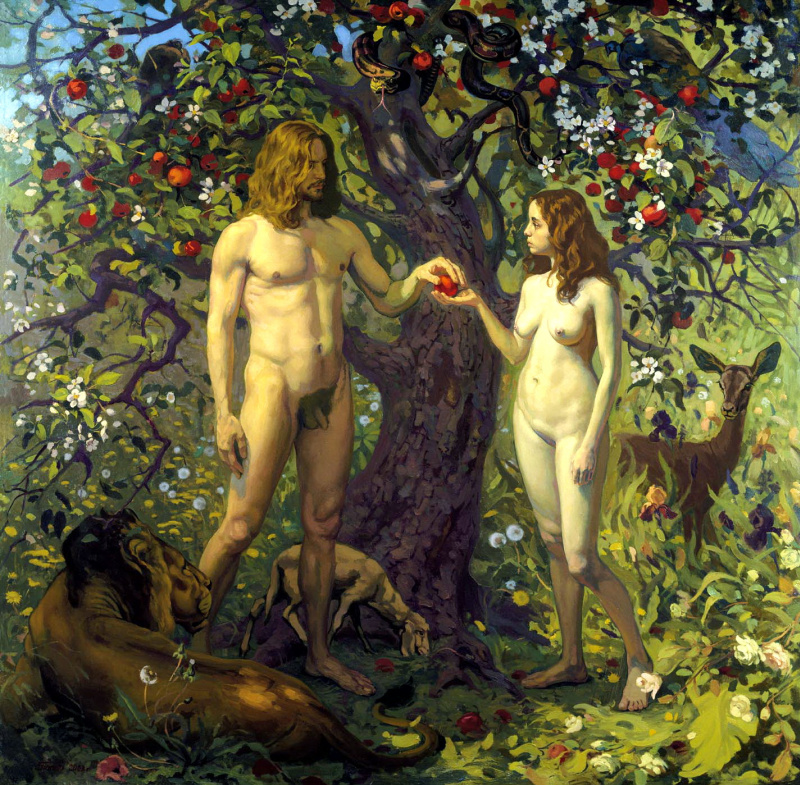 Adam and Eve Naked = Possessing Spiritual Wisdom | by Sam Kneller | The  Explanation | Medium