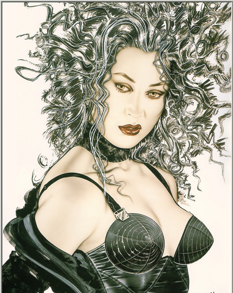 artwork Brunette Olivia De Berardinis.