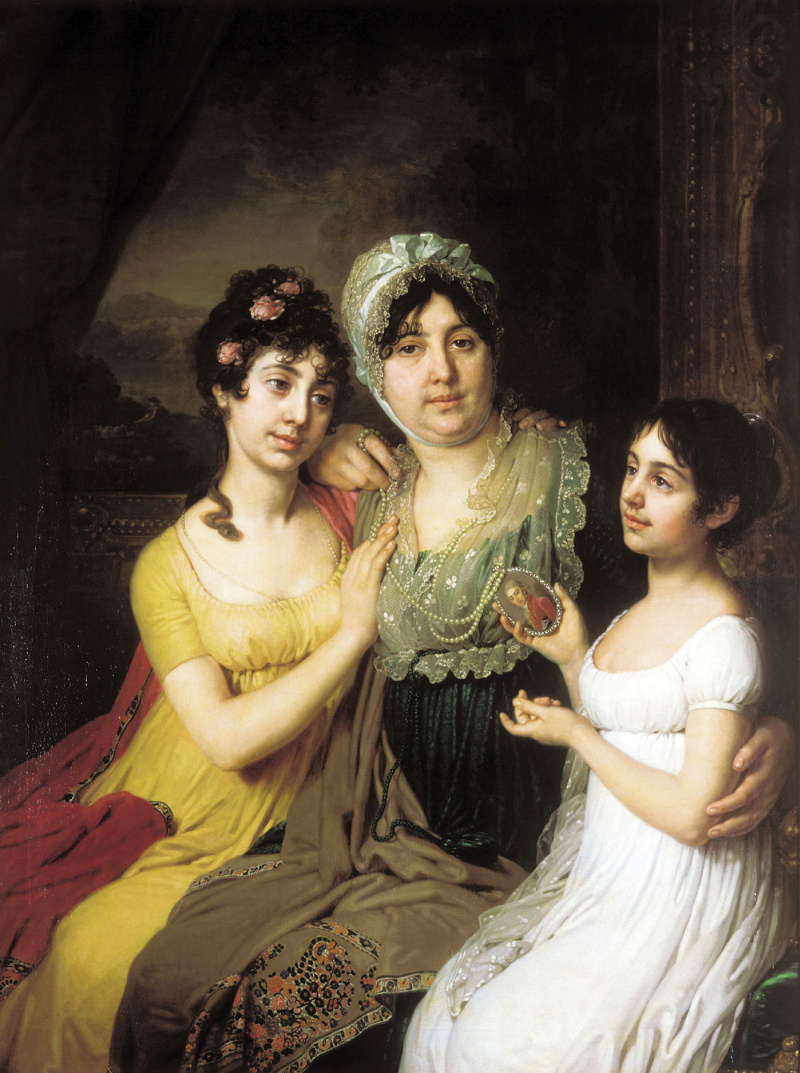 Боровиковский портрет графини Безбородко с дочерьми
