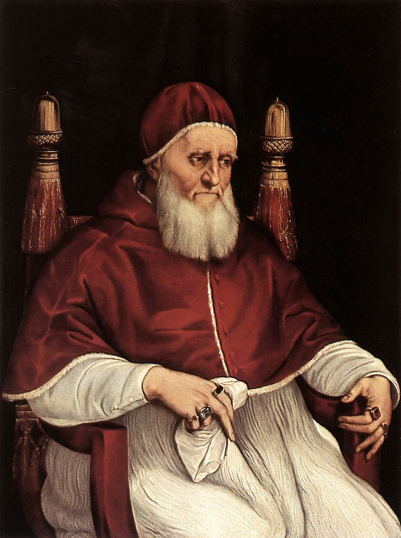 Портрет папы Юлия II Рафаэль Санти