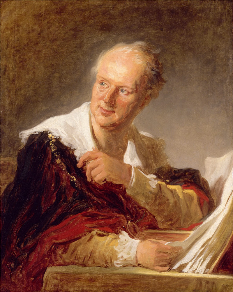 Дени Дидро (1713-1784) портрет