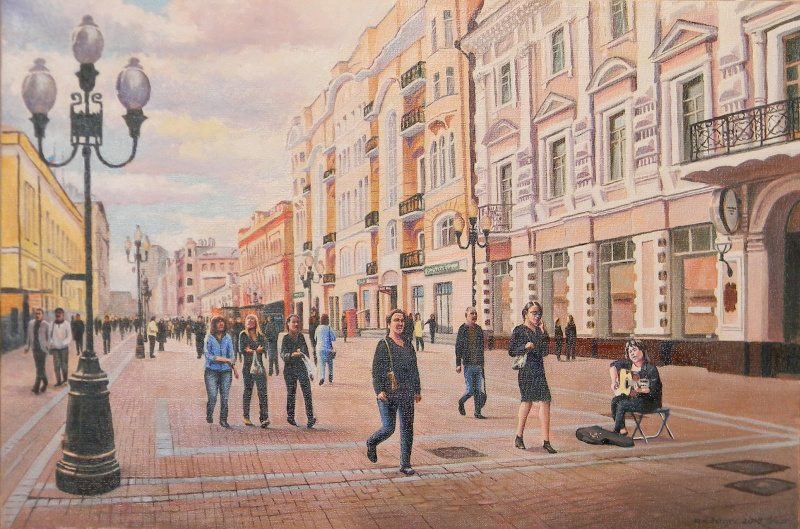 Рисунки улиц москвы
