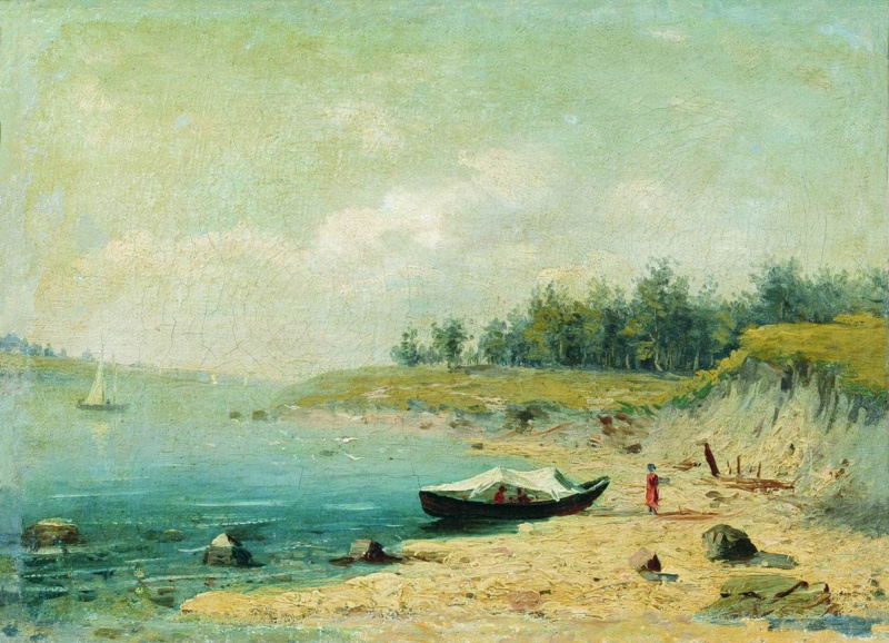 Волжские лагуны картина