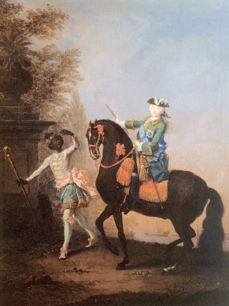 Георг Христофор Гроот конный портрет