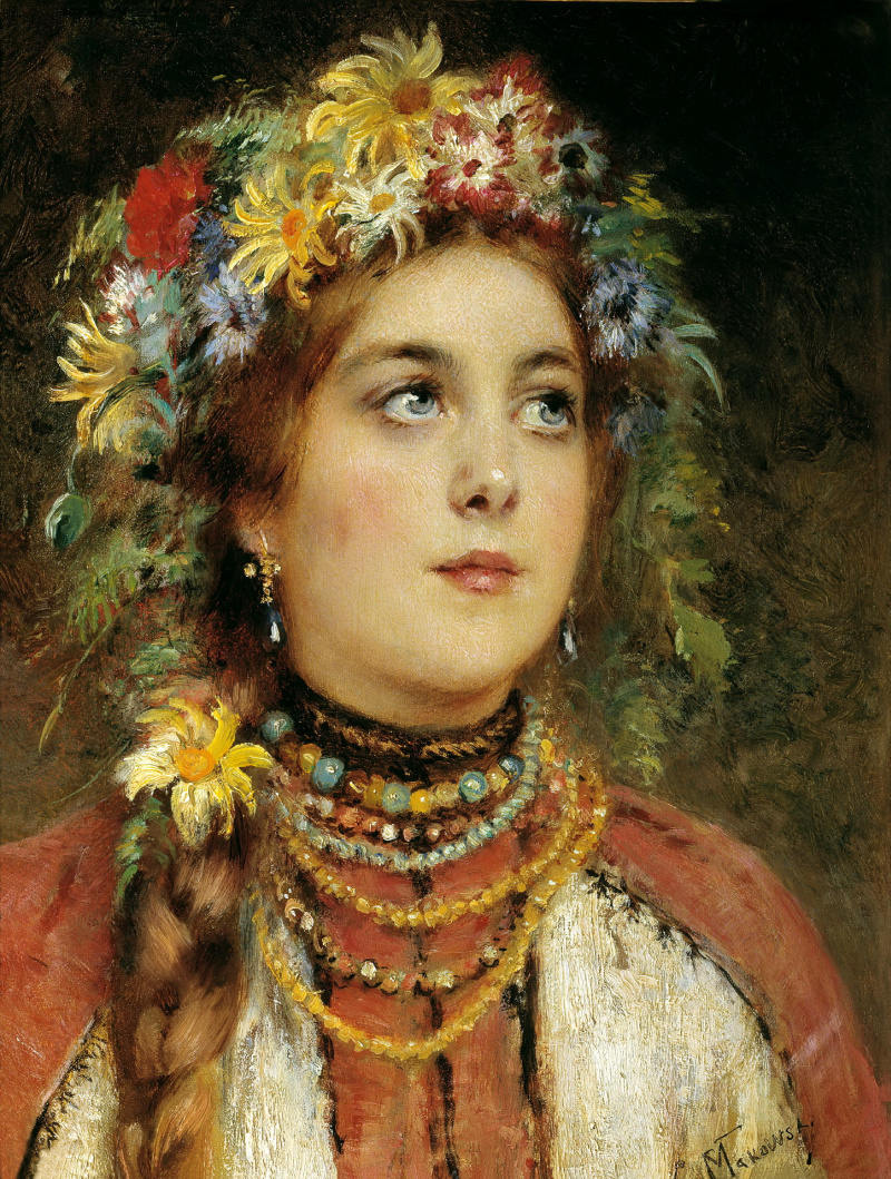 Константин Егорович Маковский (1839-1915) «русская красавица»