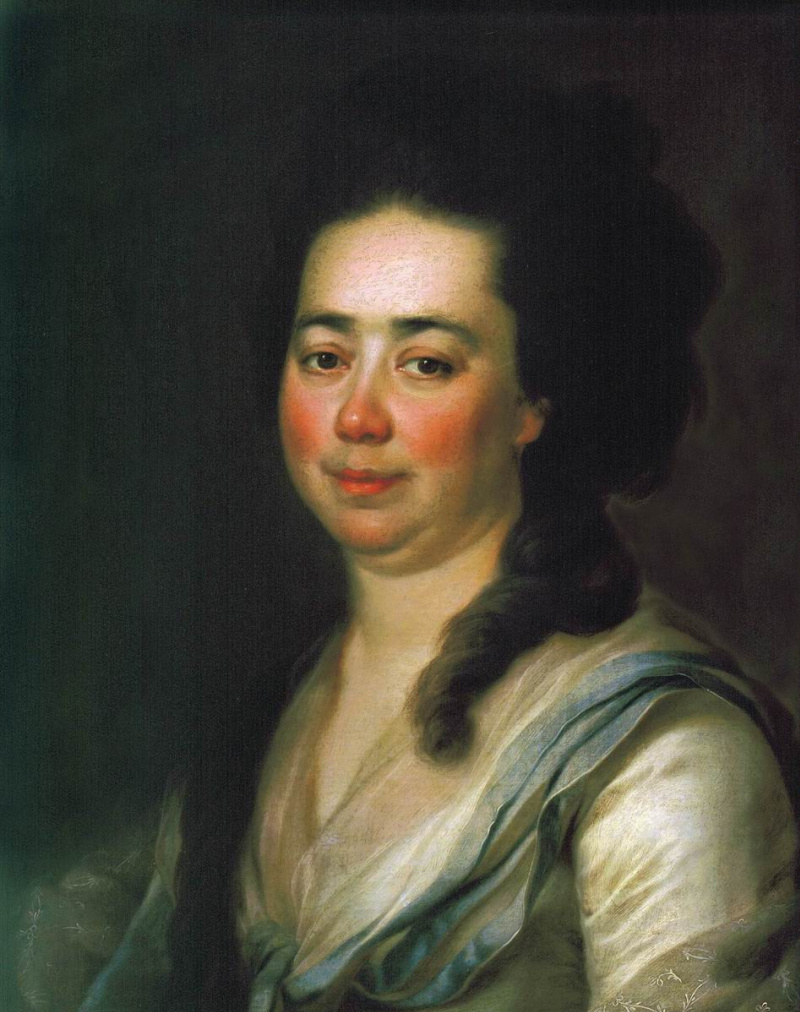Дмитрий Левицкий портрет е а Бакуниной, 1782