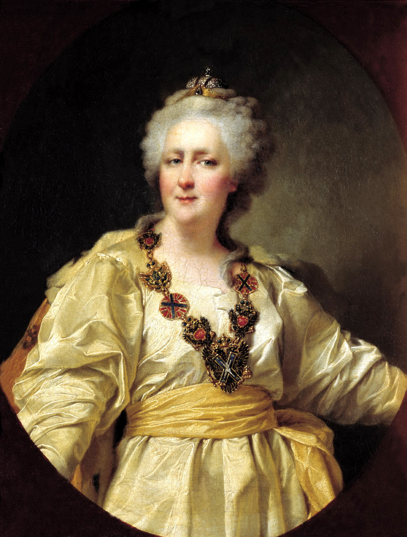 Левицкий Дмитрий - портрет императрицы Екатерины II. 1794