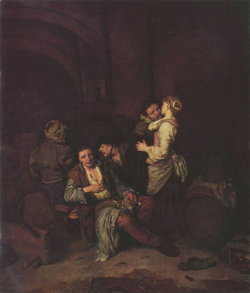 В трактире картина