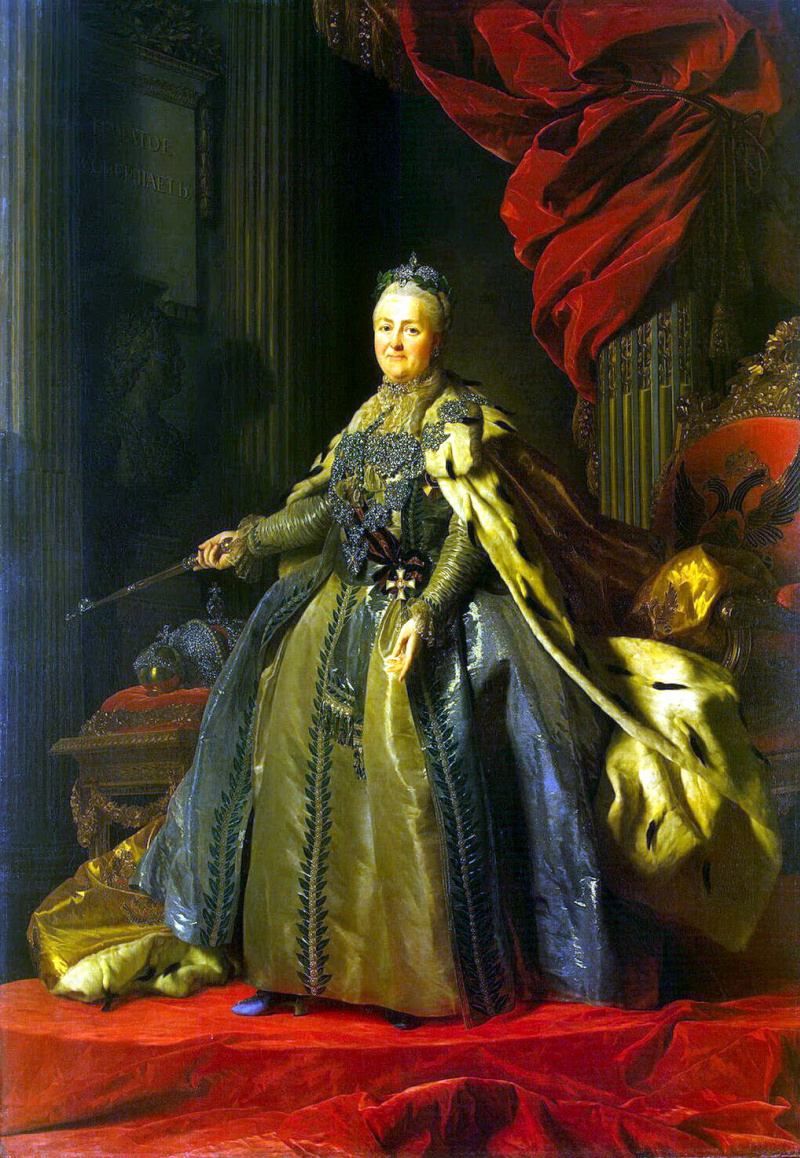Виргилиус Эриксен портрет Екатерины II