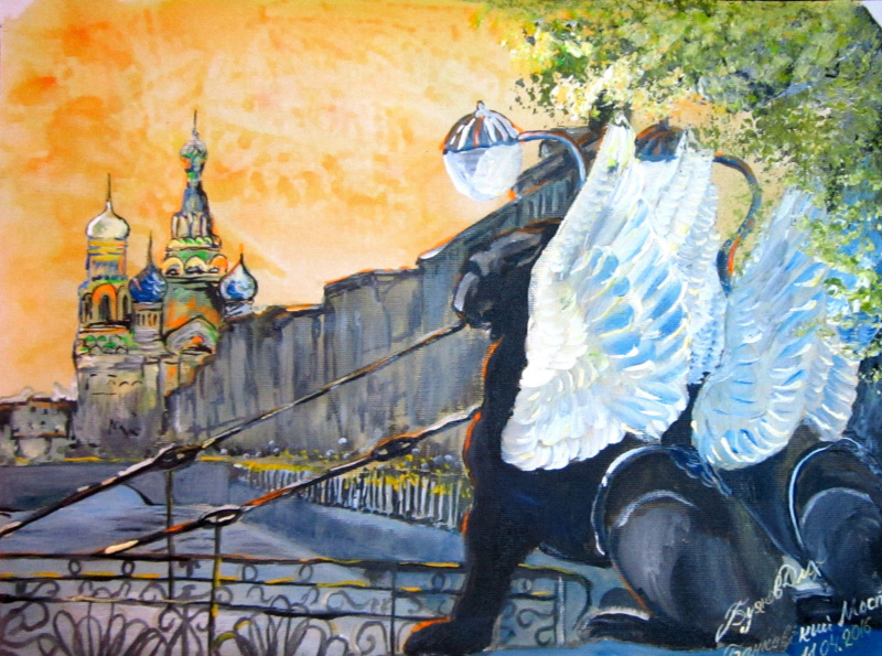 Рисунок банковский мост