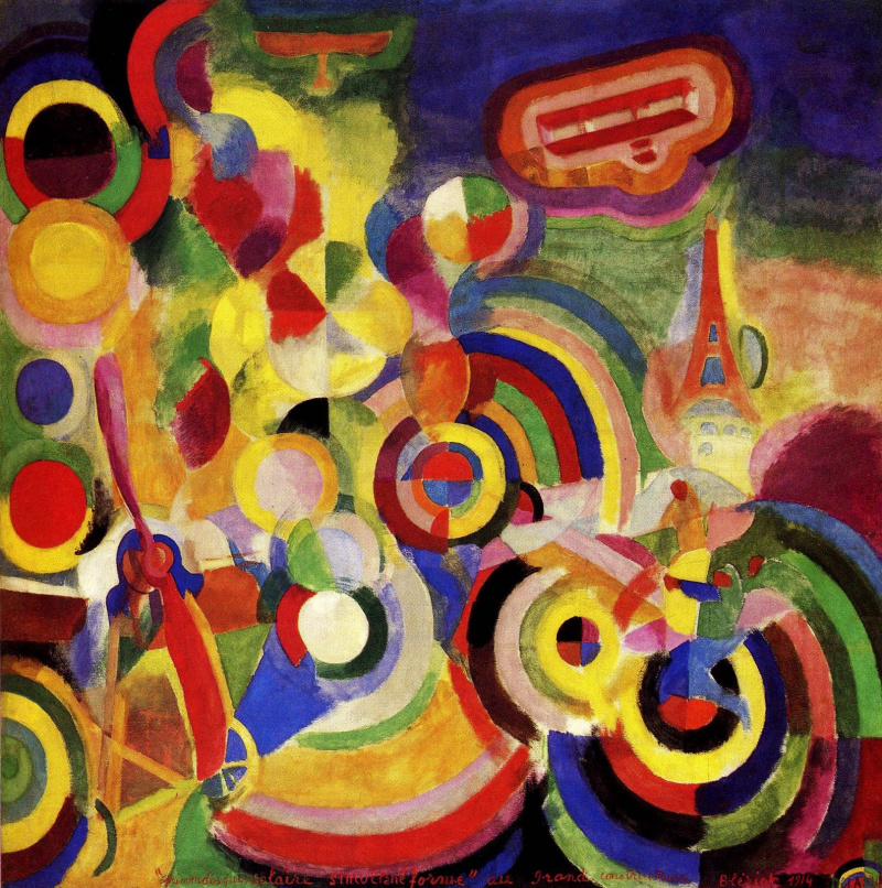 Homage To Blériot, 1914, 251×250 Cm By Robert Delaunay: History