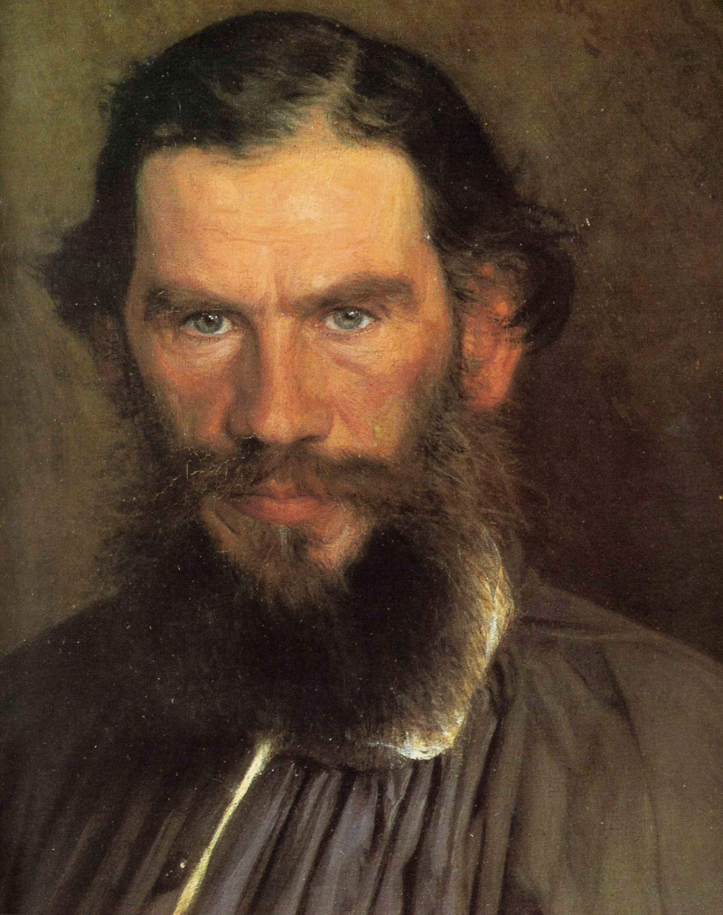 Портрет Льва Толстого Крамской