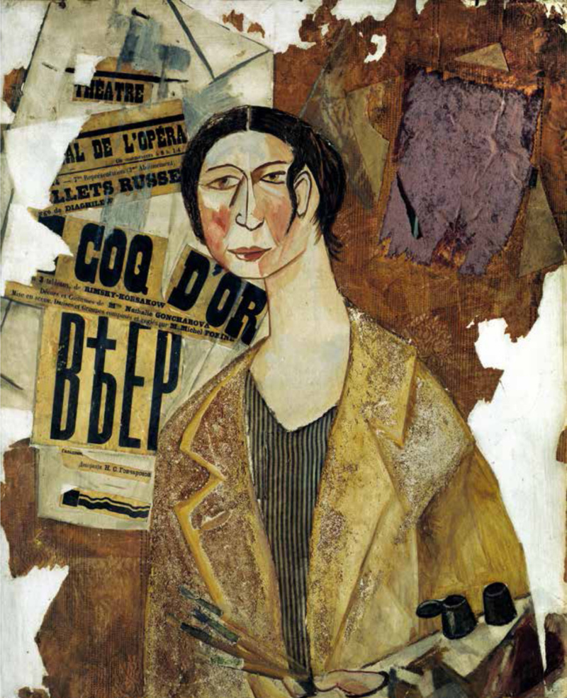 Mikhail Larionov Retrato De N S Goncharova 1915 85×99 Cm Descripción De La Obra Arthive 3067