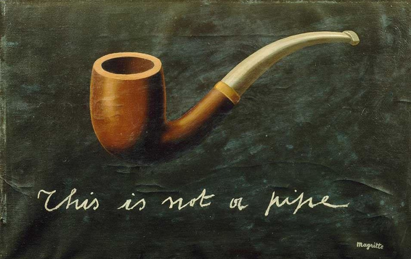 The Treachery Of Images This Is Not A Pipe 1935 41 27 Cm By Ren 