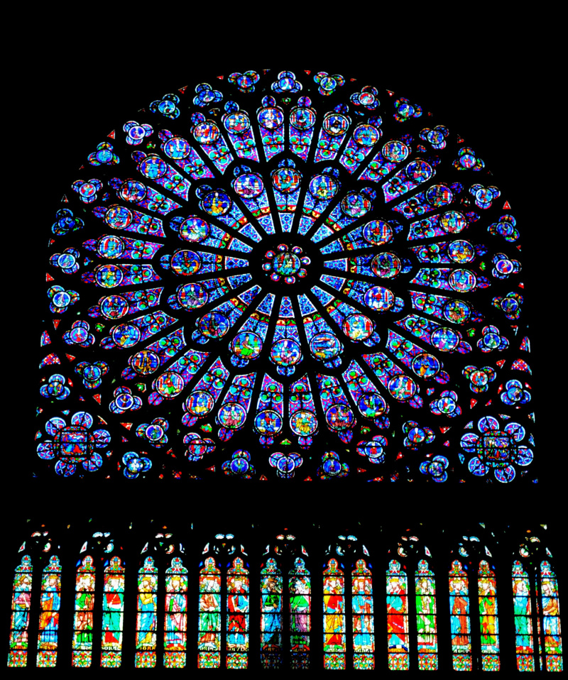 Where Y'Art Works  Rose Window after Notre Dame by Connor McManus