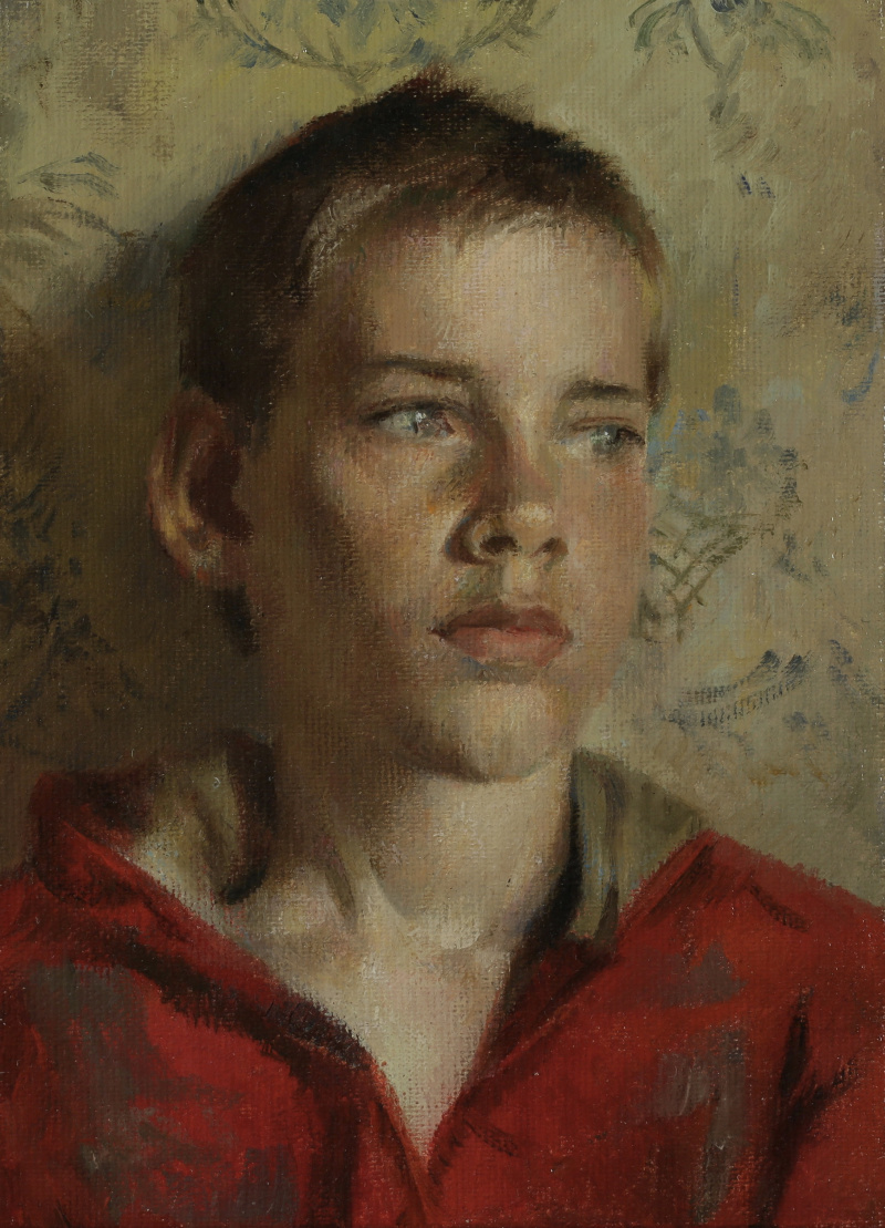 Портрет юноши живопись