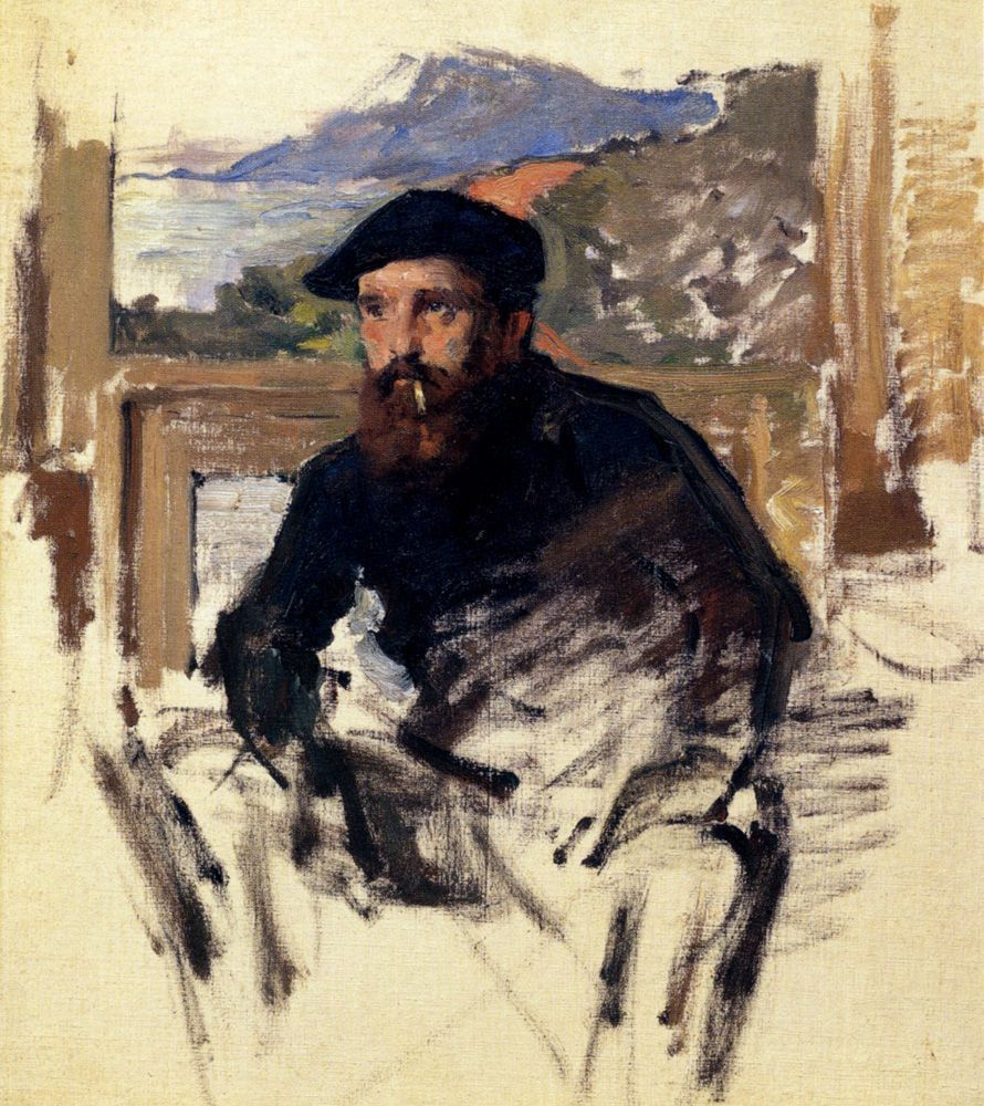 Оскар Клод Моне портрет