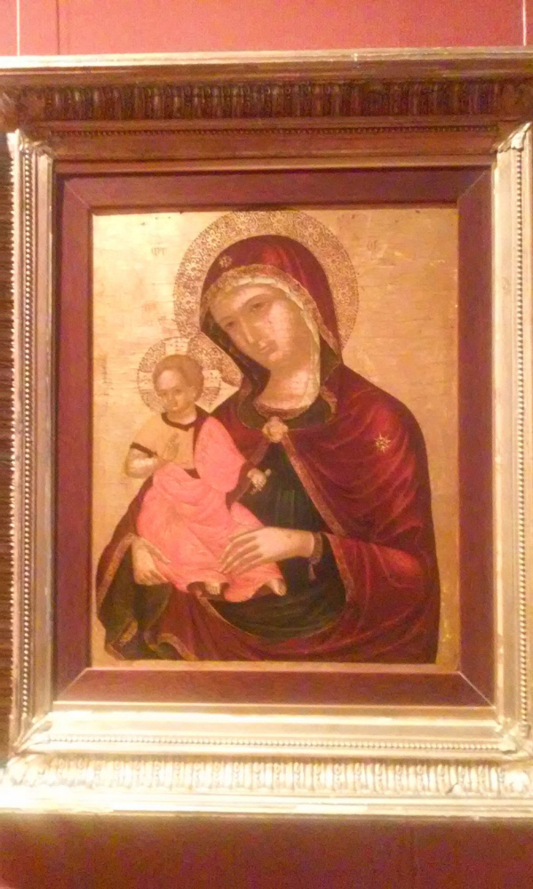Николаос Дзафурис. 1487 — 1501. Богоматерь Отрада (Утешение). Дерево, темпера.
Образ Богоматери с Николаос Дзафурис. 1487 — 1501. Богоматерь Отрада (Утешение). Дерево, темпера.
Образ Богоматери с