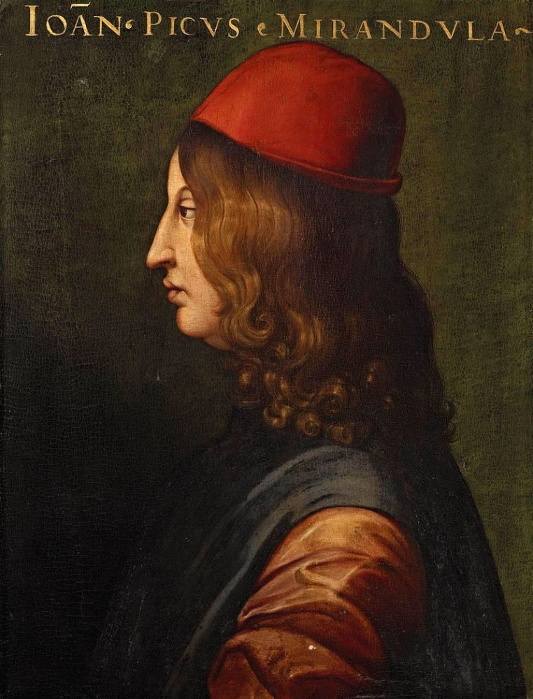 Portrait of Pico della Mirandola from the Giovio series Portrait of Pico della Mirandola from the Giovio series