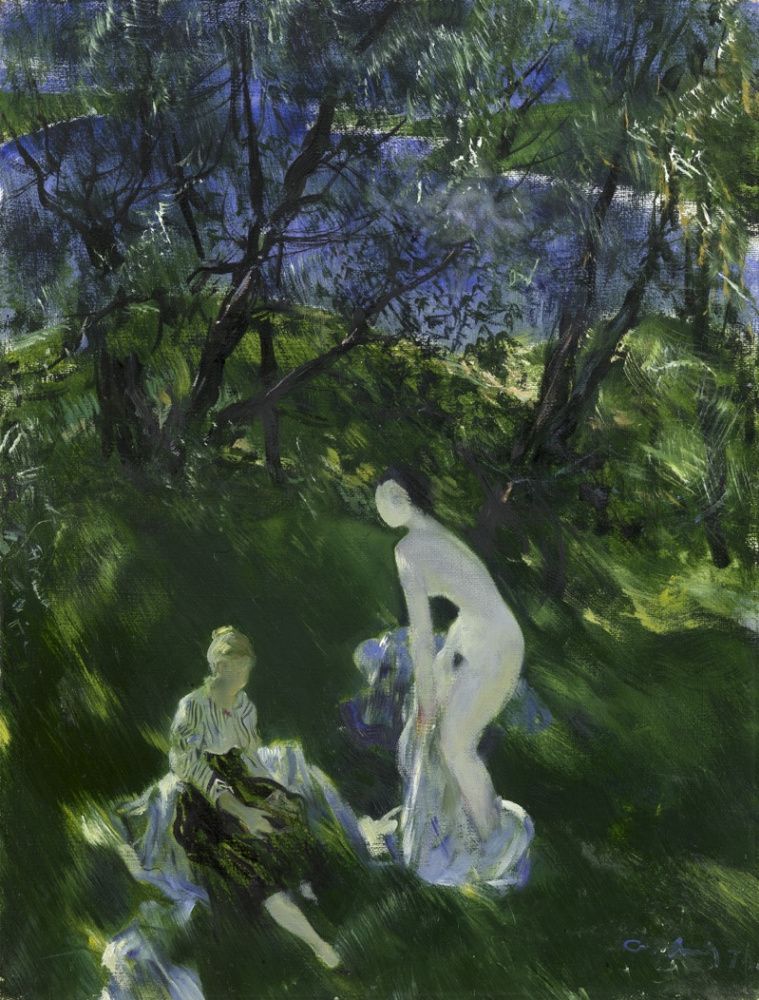 Андрей Мыльников. «Купальщицы у реки». 1974
Источник: MacDougall’s Андрей Мыльников. «Купальщицы у реки». 1974
Источник: MacDougall’s